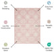 Nourison Jubilant 6' x 9' Ivory Pink Farmhouse Indoor Area Rug