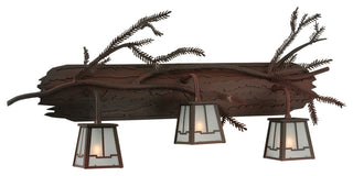 32 Wide Pine Branch Valley View 3 Light Vanity Light