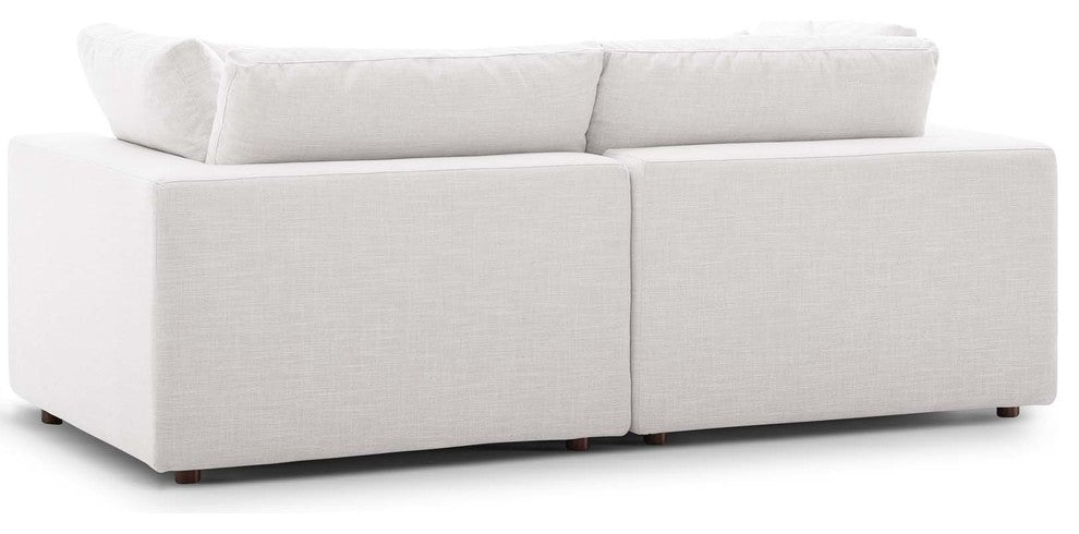 Commix Down Filled Overstuffed 2 Piece Sectional Sofa Set