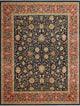 Vegetable-Dyed Versailles Kashan 20 Blue Rug, 8'1x10'3