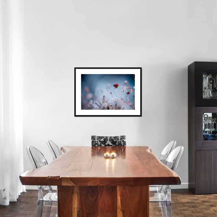 "High Diving" Framed Digital Print by Fabien Bravin, 38"x28"