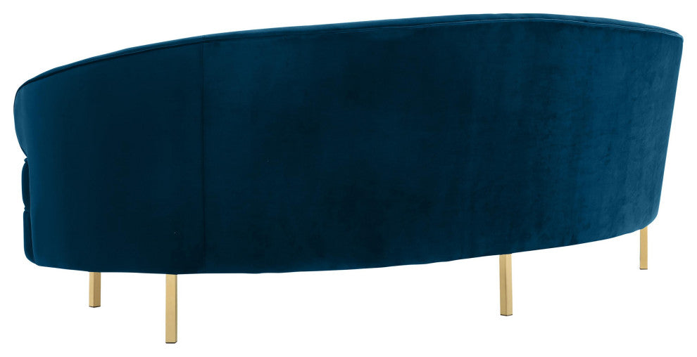 Baila Navy Velvet Sofa