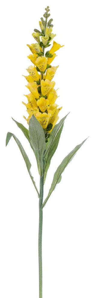 Vickerman 36" Artificial Yellow Foxglove Stem