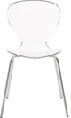 Clarion Dining Chair (Set of 2), Chrome