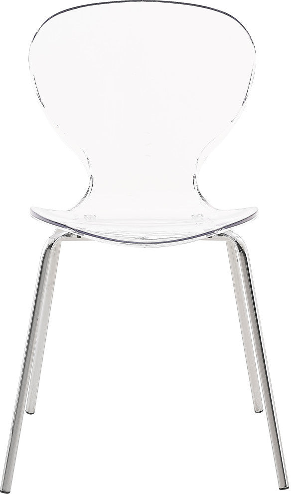 Clarion Dining Chair (Set of 2), Chrome