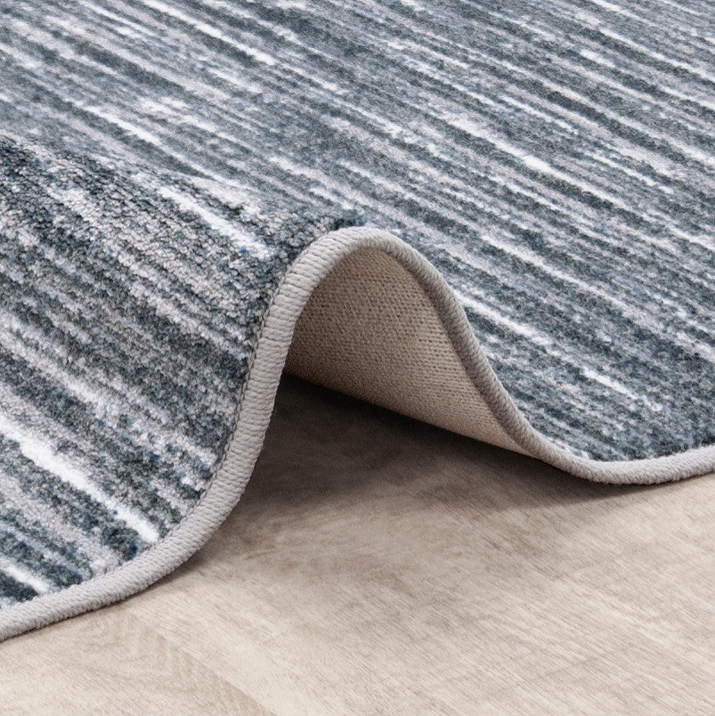 Balanced 3'10" X 5'4" Area Rug, Color Smoke