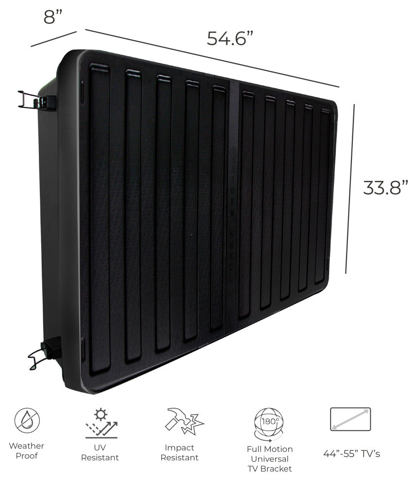 Storm Shell Outdoor TV Enclosure up to 55" TV