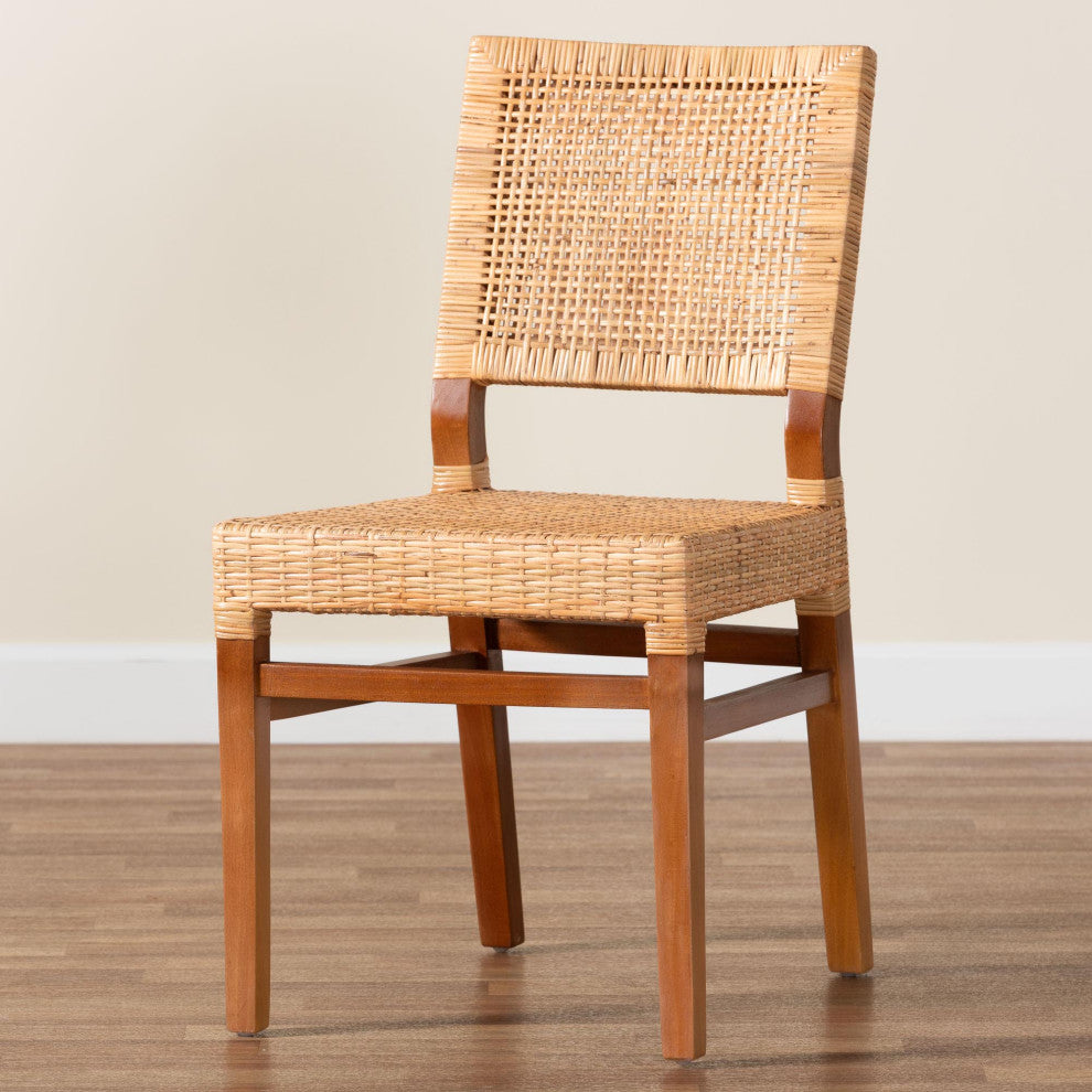 Leighton Modern Bohemian Collection, 2-Piece Dining Chair Set