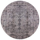 Ahgly Company Indoor Round Mid-Century Modern Area Rugs, 8' Round