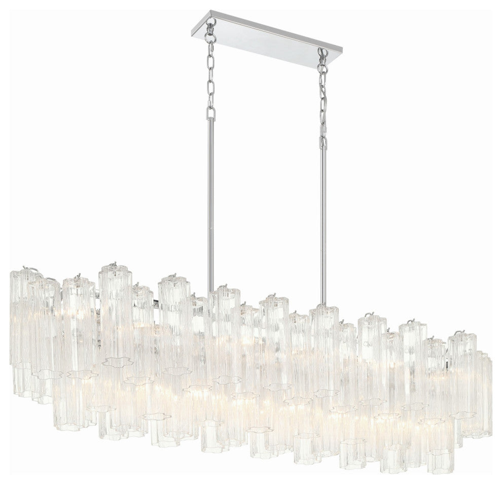 Crystorama Lighting Group ADD-317-CL Addis 14 Light 52"W Crystal - Polished