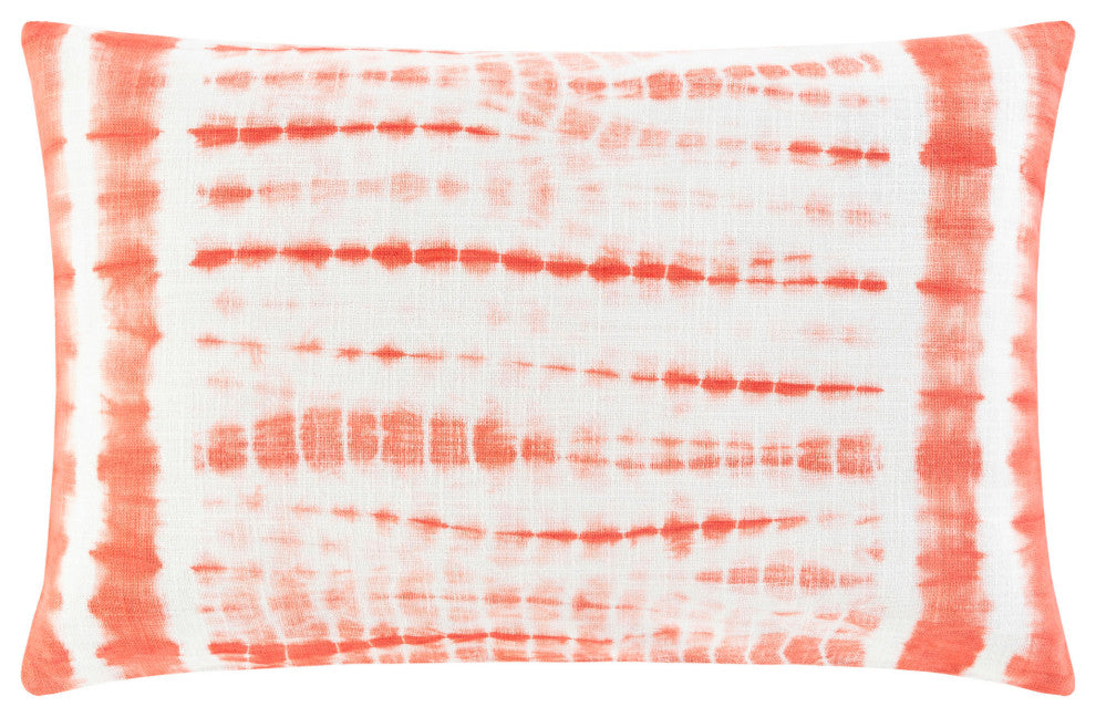 Surya Suji Burgundy Pillow Shell With Down Insert 14"H X 22"W