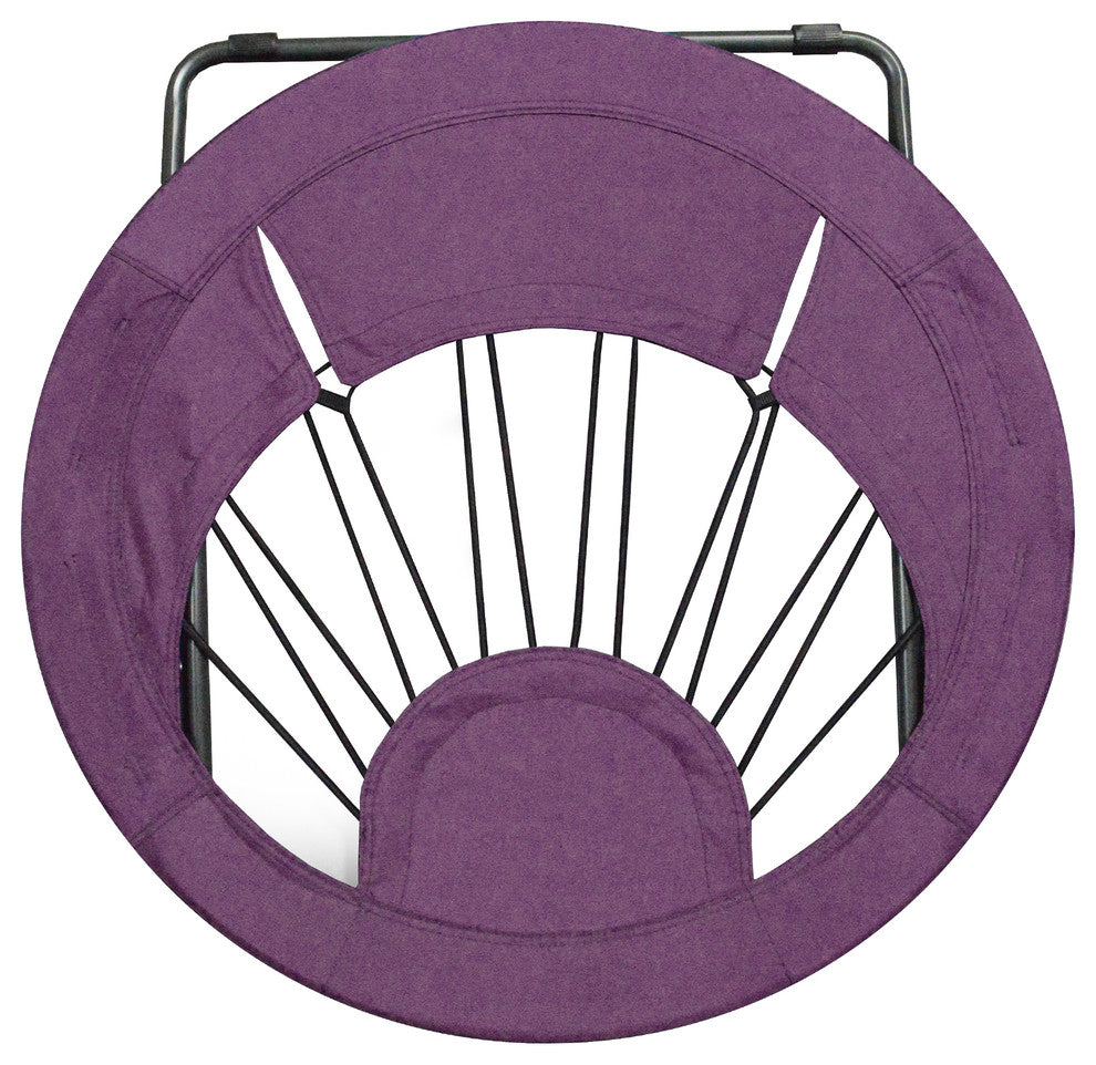 Bungee Chair For Kids Room Or College Dorm Room 32" Round, Purple