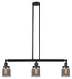 Small Bell 3-Light Island Light, Smoked Glass, Oil Rubbed Bronze