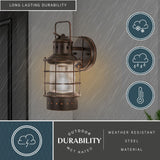 Hyannis 5.5" Outdoor Wall Light Burnished Bronze