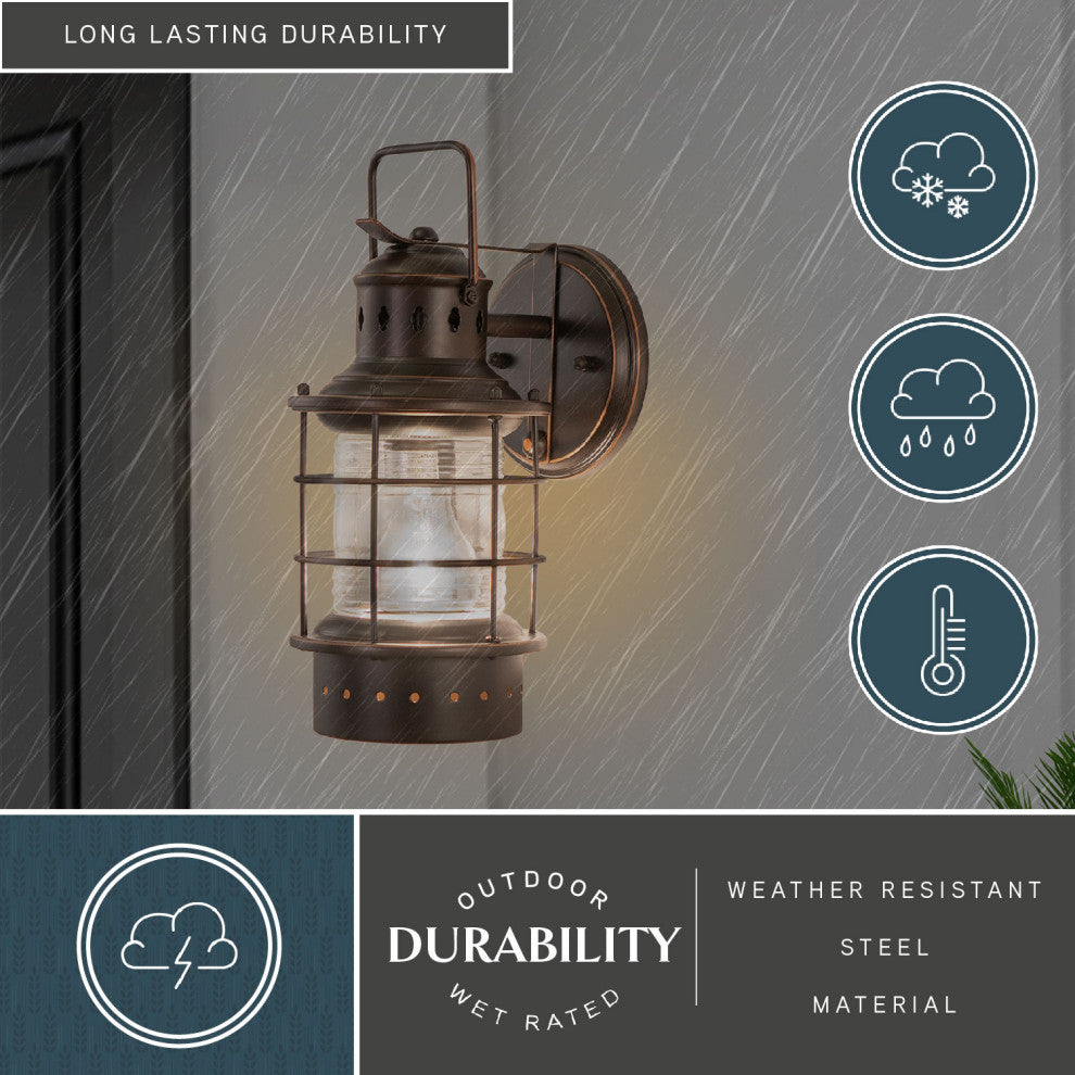 Hyannis 5.5" Outdoor Wall Light Burnished Bronze