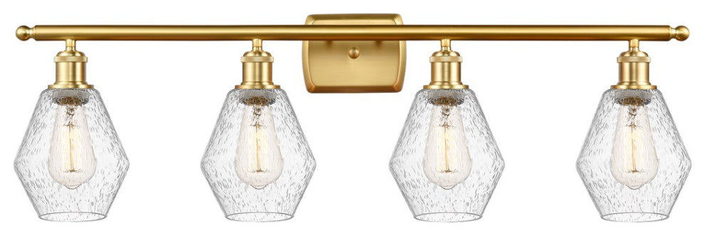 Innovations 516-4W-SG-G654-6-LED 4-Light Bath Vanity Light, Satin Gold