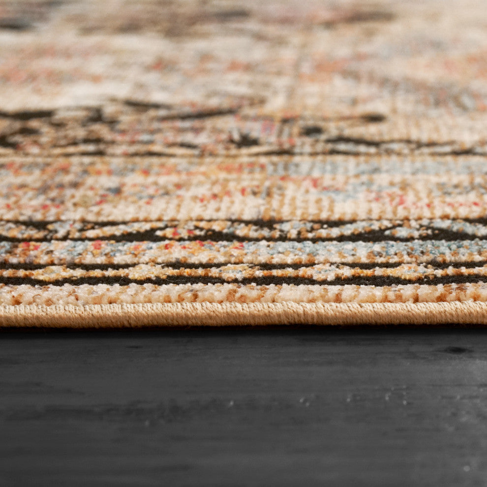 Dynamic Rugs Sirus Shrink Polyester Machine-Made Area Rug 7.10x10.8'