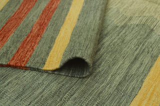 Winchester Kilim Chipo Gray/Rust Rug, 5'0x6'6