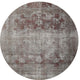 Ahgly Company Indoor Round Traditional Area Rugs, 4' Round
