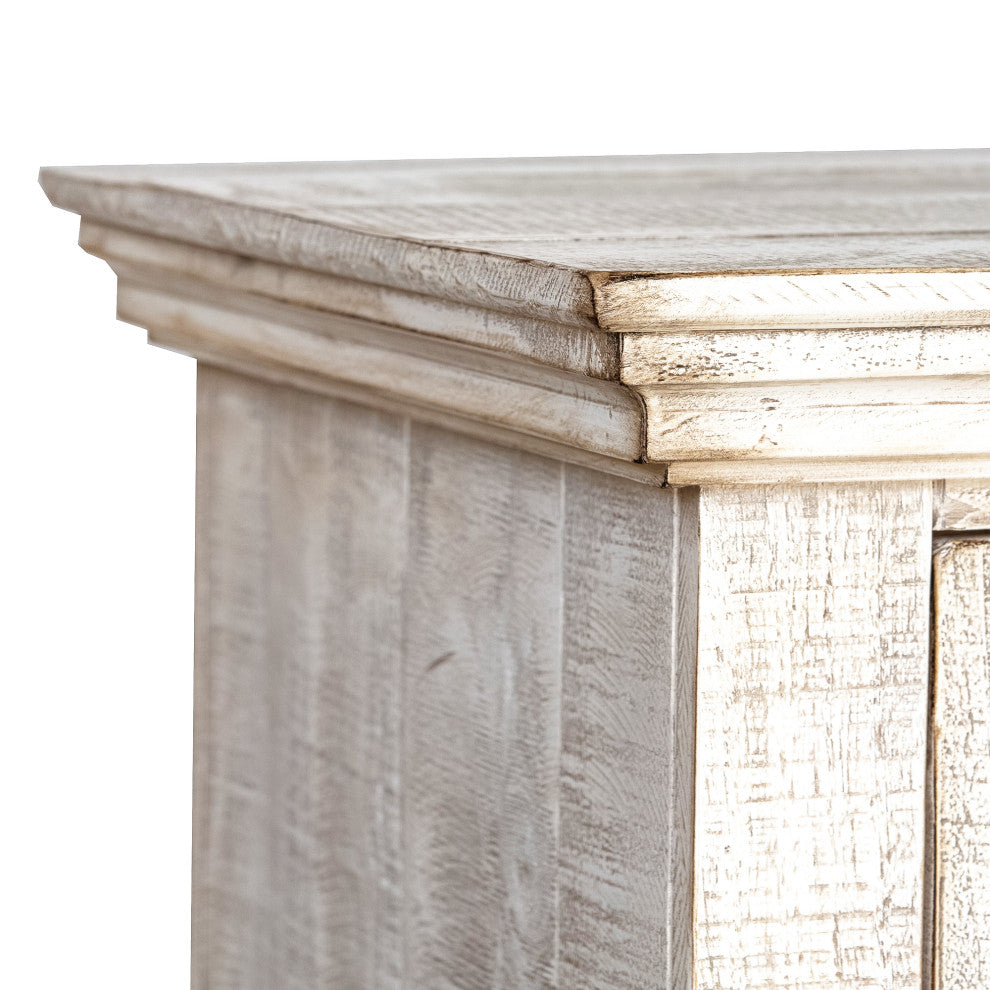 Picket House Lane Server, White With Black Interior