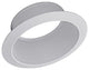 NICOR 17510SP 6" White Recessed Baffle Trim, Single Piece