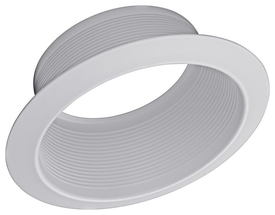 NICOR 17510SP 6" White Recessed Baffle Trim, Single Piece