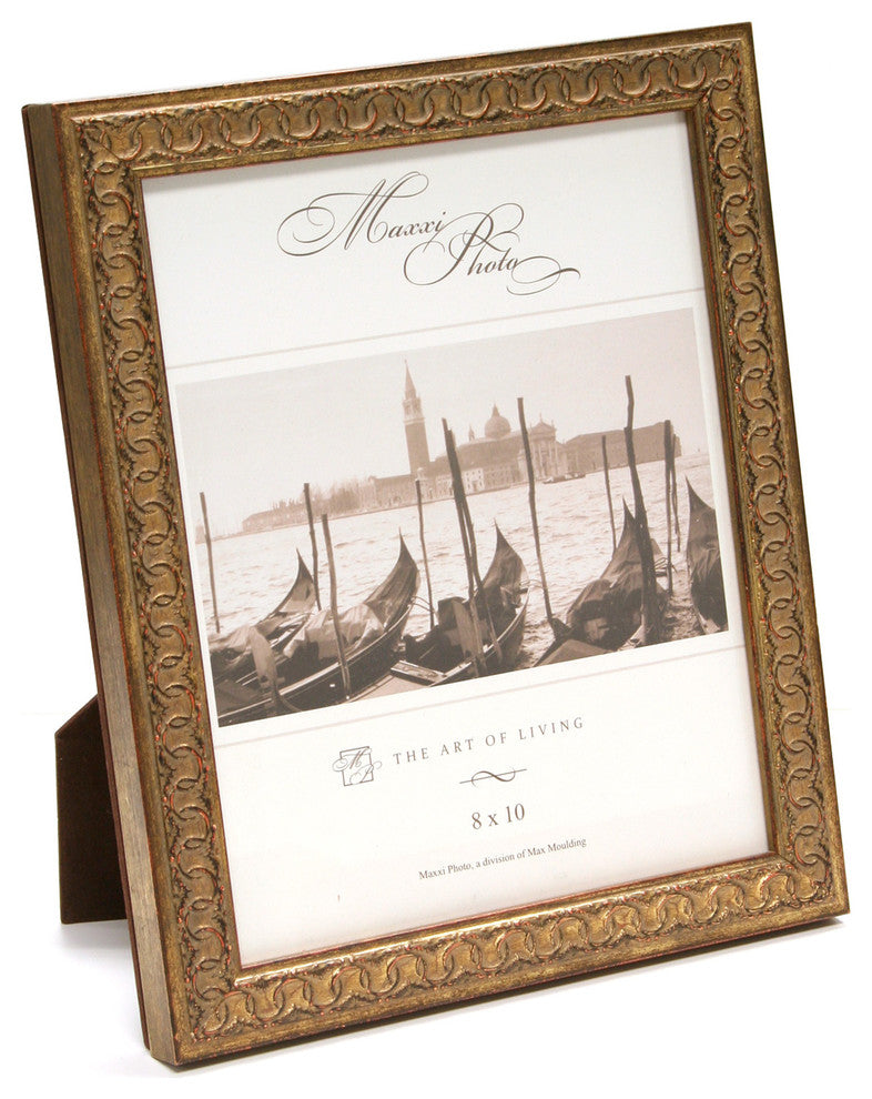San Marco Antique Frame, Gold Leaf, 4"x6"