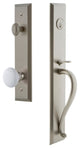 Fifth Avenue 1-Piece Dummy Handleset, S Grip and Hyde Park Knob, 849548