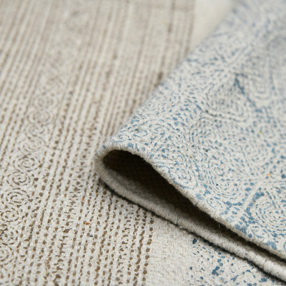 DUNE Cresa Area Rug, Blue, 7'6" x 10', Oriental