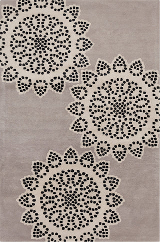 Allie Floral Contemporary Area Rug, 5'x7'6"