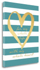 "Gold My Whole Life" By Jo Moulton, Giclee Print on Gallery Wrap Canvas
