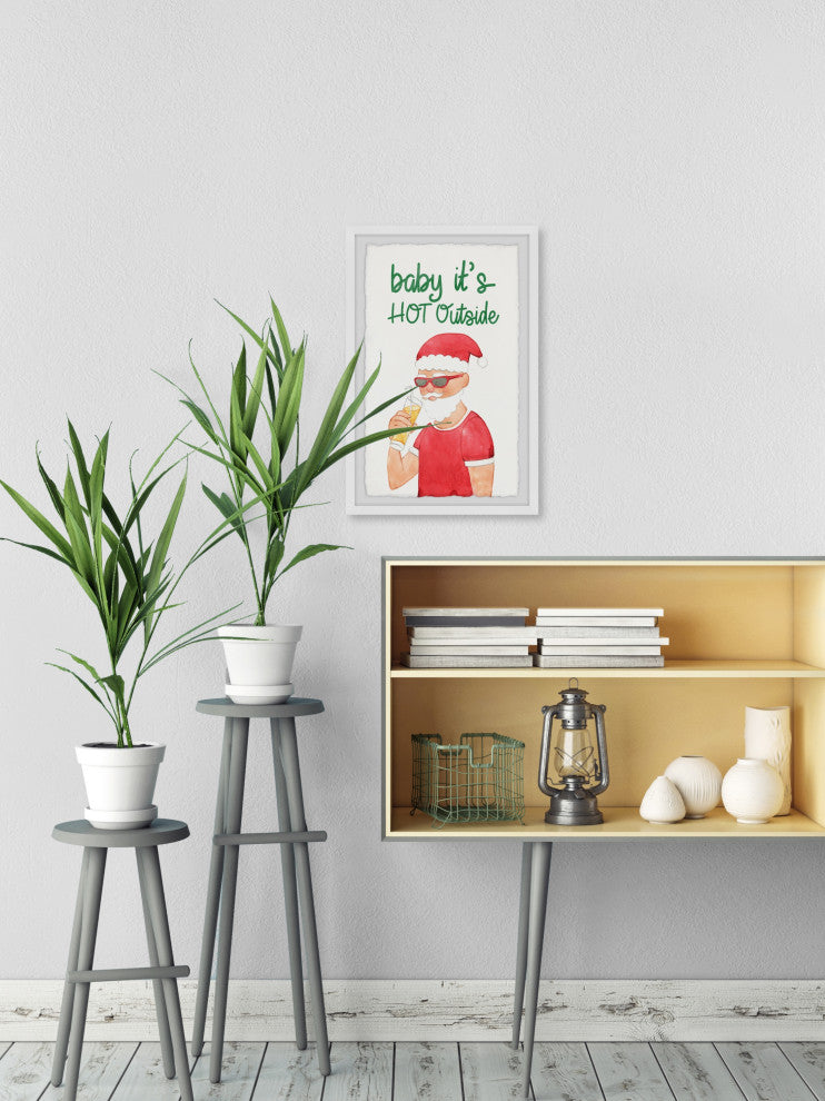 "Drink a Cold Lemonade" Framed Painting Print, 8x12