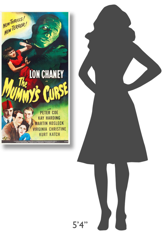 "Mummy's Curse" Stretched Canvas Giclee by Hollywood Photo Archive, 21x40"