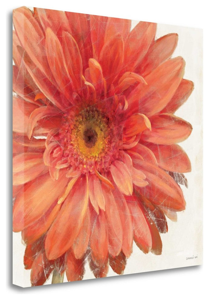 "Vivid Daisy" By Danhui Nai, Giclee Print on Gallery Wrap Canvas, Ready to Hang
