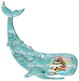 Whale Scenic Ornament, Set of 3