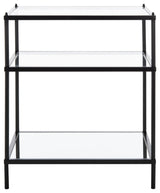 Safavieh Noelia 3 Tier Accent Table, Black