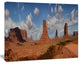 Monument Valley Mountains, Landscape Canvas Art Print, 60x40