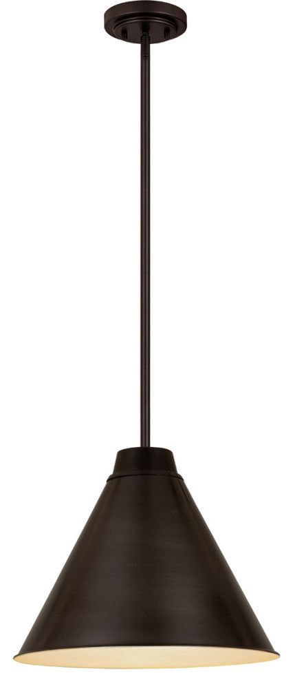 Zlite 6011P18-BP 1-Light Pendant, Bronze Plate