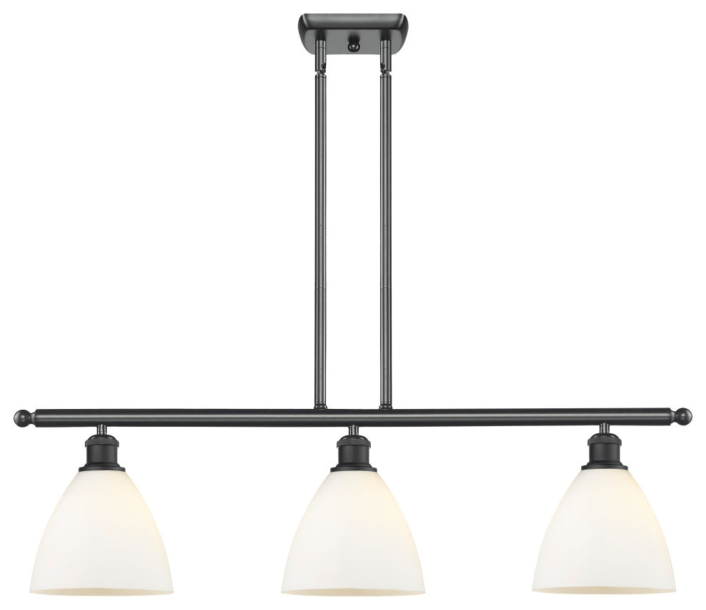 Innovations 516-3I-BK-GBD-751 3 Light Island Light, Matte Black