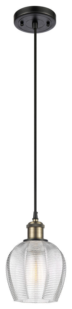 Innovations 516-1P-BAB-G462-6 1 Light Mini Pendant, Black Antique Brass