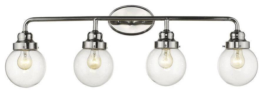 Portsmith 4-Light Polished Nickel Vanity