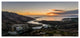 Ezaro Panorama Galicia Spain, Landscape Canvas Art Print, 60"x28"
