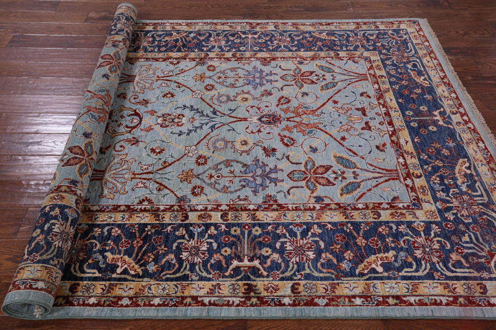 Handmade Persian Tabriz Wool Rug 5' 8" X 8' 1" Q7721
