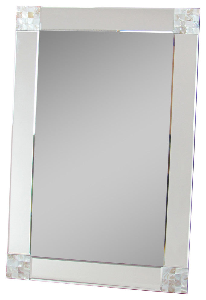 Mother of Pearl Corners Mirror