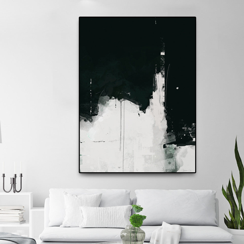 "Nightfall" Oversized Framed Canvas, 60" x 40"