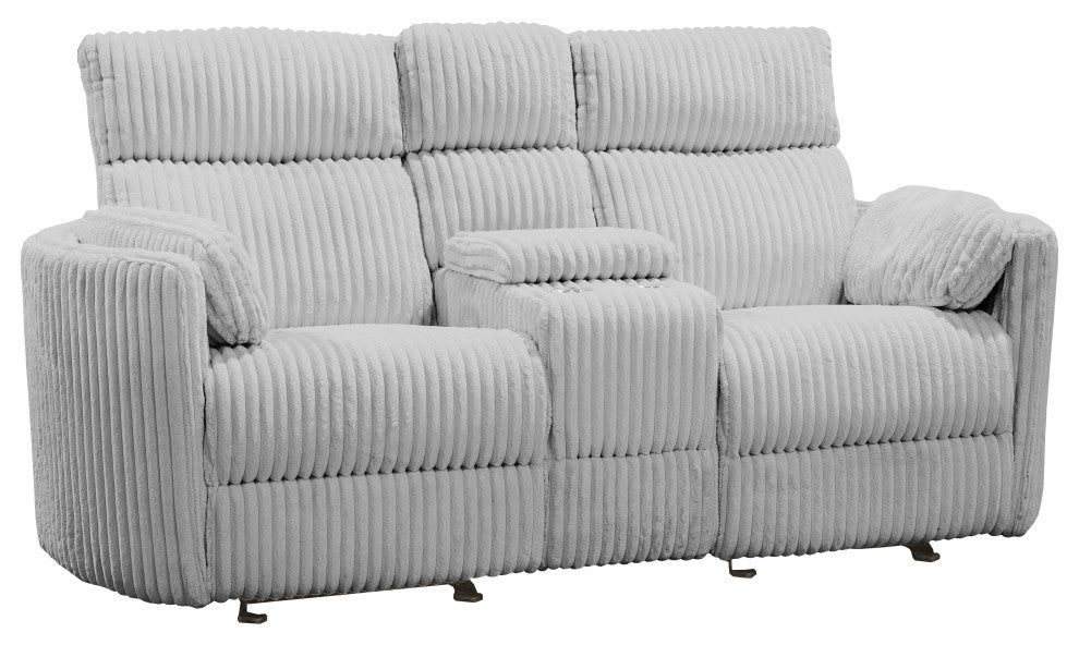 Radius Mineral Power Reclining Sofa and Recliner