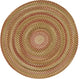 Capel Manchester Gold Hues 0048_100 Braided Rugs - 7' 6" Round