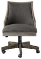 Uttermost Aidrian 22 x 39" Charcoal Desk Chair
