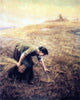 Arthur Hughes Gleaning, 20"x25" Wall Decal Print