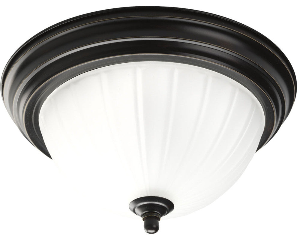 1-Light Close-To-Ceiling, Antique Bronze